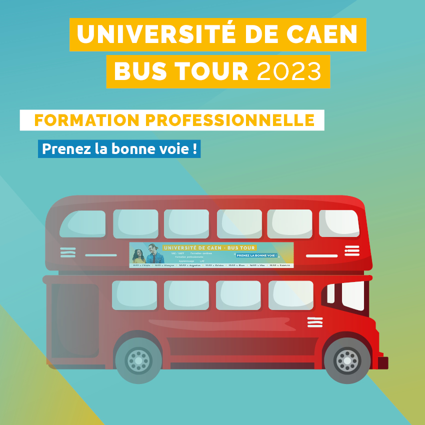 bus tour de l'université caen normandie formation professionnelle